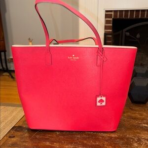 Kate Spade Vibrant Pink Tote Bag